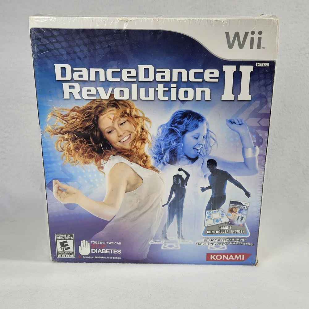 NEW Sealed Dance Dance Revolution II Wii Game + Dance Pad Controller Konami